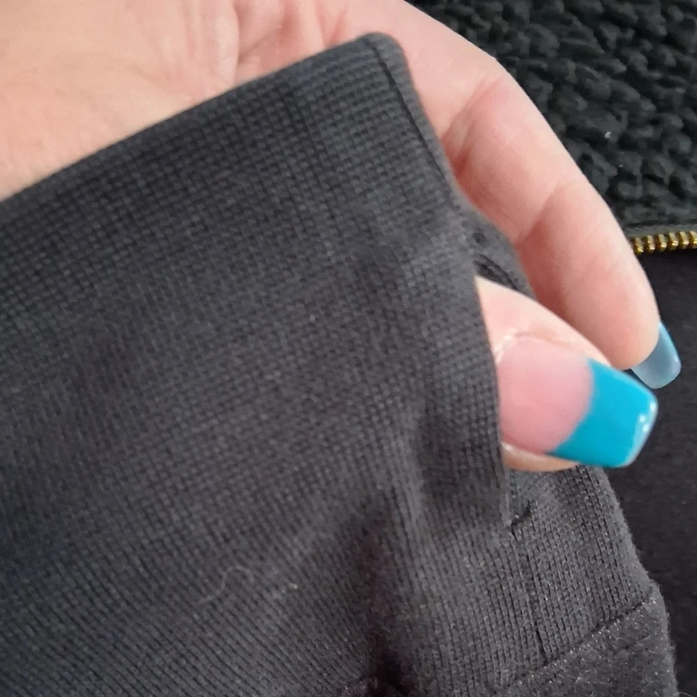 Kate Spade Black Teddy Jacket with Sherpa Collar